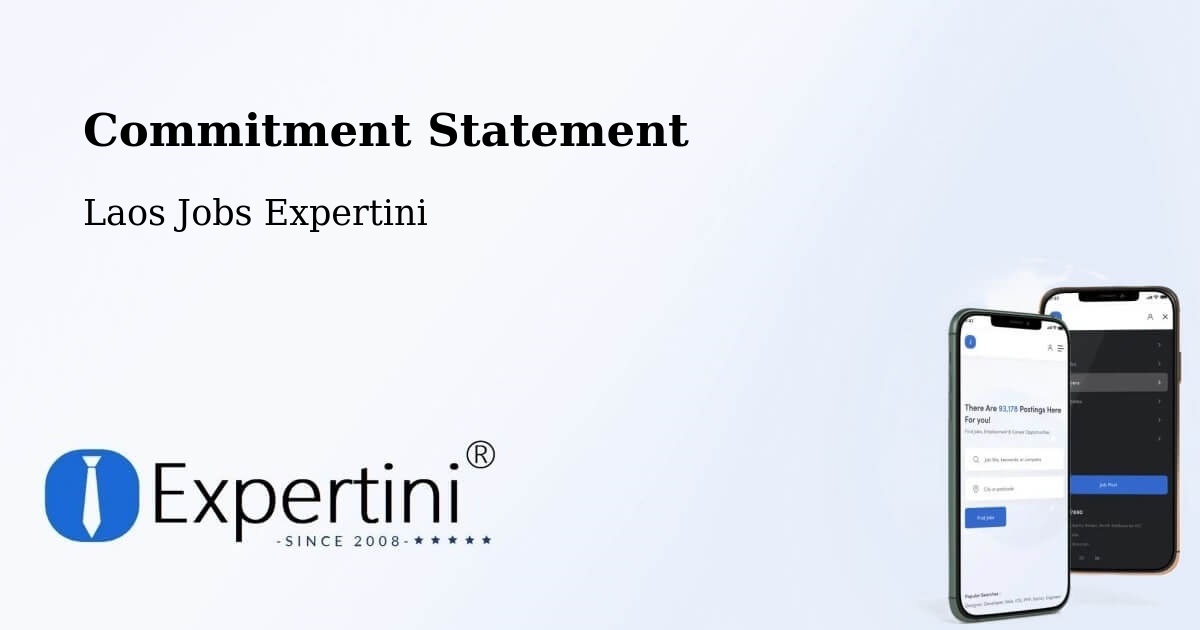 Corporate Commitment – Muang Pakxé - Laos Jobs Expertini